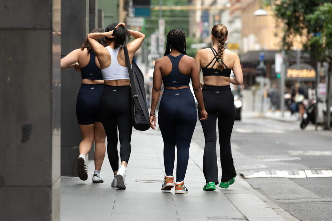 Australian women's activewear, leggings, bike shorts and bras